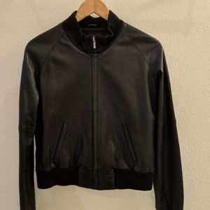 DFO Leather jacket, black
